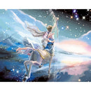 DIY Digital Painting By Numbers Kits Face Horse Body Canvas Picture Decor