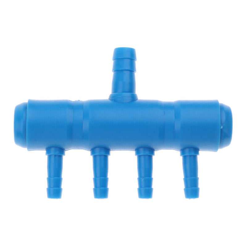 5Piece Aquarium Fish Tank Pond Pump Manifold Air Divider Valve 1 to 4 Outlet