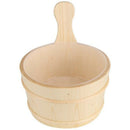 Bathroom Natural Wooden Bucket + Ladle Set For Sauna Spa Bathroom Accessori