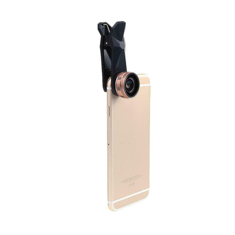 Universal 3 in 1 Clip Wide Angle Lens+Macro Lens+Fish Eye Lens Mobile Phone