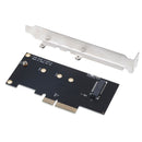 NVMe AHCI PCIe x4 M.2 NGFF SSD to PCIE 3.0 x4 converter adapter MO