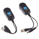 2Pcs ABS Video Balun Video Balun Transceiver Video Balun Passive Black
