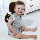 Cartoon Baby Head Pillow Protector Walk Learn Cushion Headrest Guard B VHT