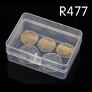 5pcs Clear Plastic Transparent Storage Box Collection Container Case Part 3C