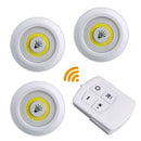 3pcs Led Night Lights Wireless Led Remote Control Battery Under Cabinet Nig