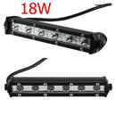 Universal 6LED Off Road Driving Light Bar Work  Fog Lamp Flood Spot Combo