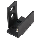 2Pcs Wall-Mounted Sliding Barn Door Bottom Rail with Adjustable Bracket M6B1