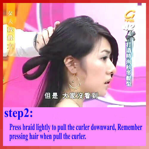 2Pcs Girl Women Topsy Tail Hair Braided Tool Ponytail Maker Easy Styling Tool Ef