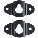 10PCS Audio Speaker Wall Mounted Iron Hanger Plate Black 4.8cm Long S8Q7