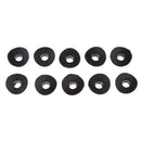 10Pcs Air Valve Stem Mud Guards Tire Tube Silicone for Kawasaki - Black