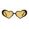 4pcs Heart-shaped Sunglasses Retro Style Sun Glasses Designer Party Eyewear