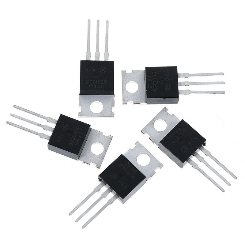 5Pcs MBR30100CT 30A 100V dual high-voltage power schottky rectifier TO- Gw