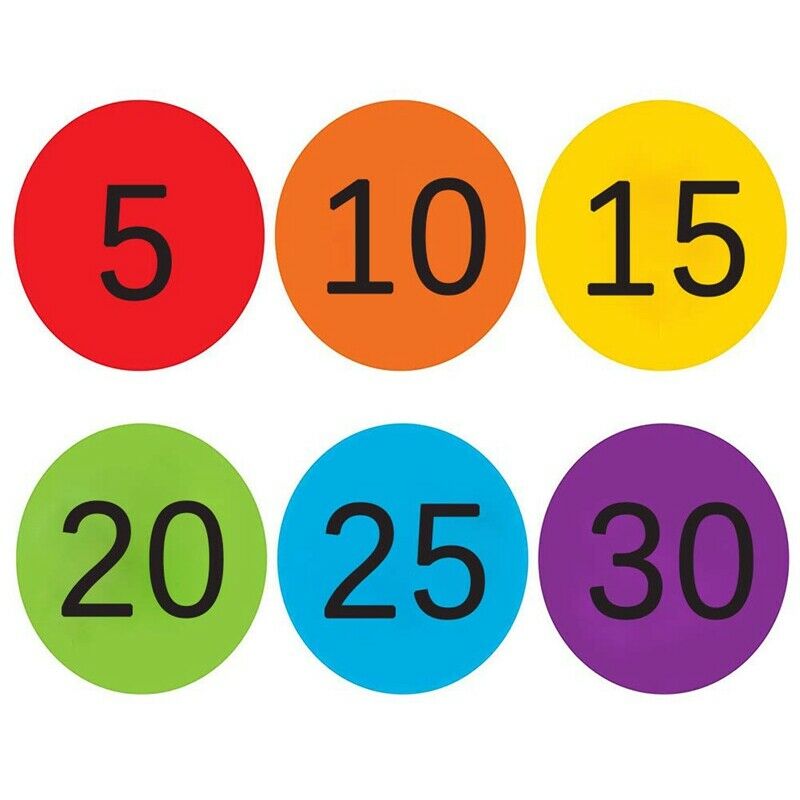 4 inch Carpet Spots Markers, 30 Pack Sitting Classroom Floor Mark Spots, Co M6Q7