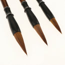 3 Pieces Wolf Hair Calligraphy Brush Pen Chinese Traditional Writing Painting