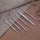6pcs/set Stainless Steel Dental Tools Tooth Dentist Hygiene Explorer Instruments
