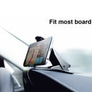 Car clip type 360 degree angle of view mobile phone navigation bracket