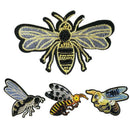 Handmade Bees Beaded Patches Sew On Sequin Patch For Clothing Beading Appli U3L7