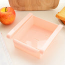 2pcs Slide Kitchen Fridge Freezer Space Saver Organizer Storage Rack (Pink)