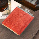 Outdoor Portable 8oz Stainless Steel Wine Whiskey Flagon Red Hip Flask