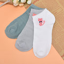 Women Tie the cat Comfo rtable Cotton Sock Slippers Short Ankle  OZ