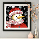 5D DIY Full Round Drill Diamond Painting Snowman Cross Stitch Art (LG332)