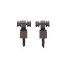 2PCS Gun black Roller String Tree Guide Retainer Parts For Electric Guitar LU3C