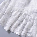New Autumn Girls Princess Dress Long Sleeve Lace Hollow Elegant Cute ChildreE3K6