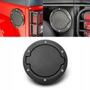 Fuel Filler Door Cover Gas Tank Cap For 07-18 Wrangler JK Unlimited Decoratio b_