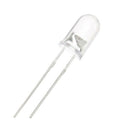 100 pcs 5mm White LED Diode Lights DC 3V 20mA Bulb Lamps Electronics Compon K3X1