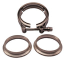 3inch 76mm Auto Parts V Band Exhaust Clamp Turbo Downpipe Flange Rustproof