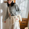 Cute Rabbit Shaped Shoulder Crossbody Bag Women Fleece Street Money Purses