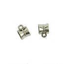 100 Pieces Hollow Bail Hanger Dangle Spacer Beads Fitting European Bracelet