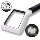 Magnifier ,Handheld Magnifier with Led ,Dimmable Magnifying Glasses for Rea N5Q4