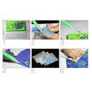Dolphins Love Heart Moon 5D Diamond Painting Embroidery DIY Cross Stitch Kit
