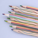 10pcs Rainbow Color Drawing Painting Pencils 4 in 1 Colored Pencils