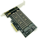 Pcie To M2/M.2 Adapter M.2 Ngff To Desktop Pcie X4 X8 X16 Nvme Sata Dual Ss C9X7