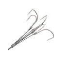 Stainless Steel Fishing Hooks 5 Claw Hooks Hooks with Barb Fishing Tackle