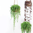 8x Artificial Plastic Flowers Hanging Plant for Garden Wedding Yard Decor