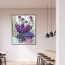 Violet Diamond Painting 5D DIY Full Round Drill Picture Rhinestone Mosaic