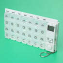 Digital 7days Pill Reminder Organizer Pill Box Case Timer White