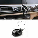 2 Pcs Cup Holder Black Multi-Function Fan With Air Outlet Foldable