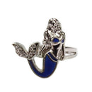 Mermaid Tail Ring Emotion Feeling Color Changing Gift Size Adjustable Ring Hot