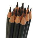 14pcs Artists Sketch Drawing Pencil Set 12B-6H Sketching Art Craft Gift Black