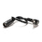 DC Power Plug 5.5x 2.1mm Female to 5.5 x 2.5mm Male Right Angle Adapter Cable FT