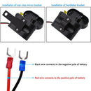 12/24V Motorcycle Cigarette Lighter Socket +Dual USB Charger Power-Port +Switch-