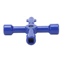 Multi-function Universal Cross Key Wrench for Electric Control Cabinet Door