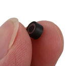 500 Pcs Black 5mm Silicone Lined Micro-ring Links Beads for I Stick Hair Ex