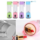 420Ml Portable Juicer Glass Bottle Juicer USB Rechargeable 6 Blades Juicer