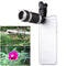 Universal 8X Zoom HD Optical Lens Telescope for Mobile Phone Camera Silvery #JT1