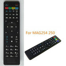Replacement TV Remote Control for Mag250 254 256 260 261 270 IPTV TV Box Blac Hn